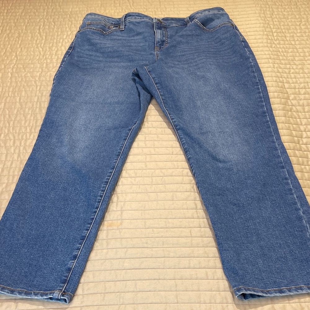 Terra & Sky STRAIGHT WOMENS SIZE 14W  Blue Jeans